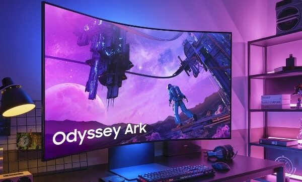 Samsung’s New 55-inch Odyssey Ark Curved Gaming Monitor Is INSANE!